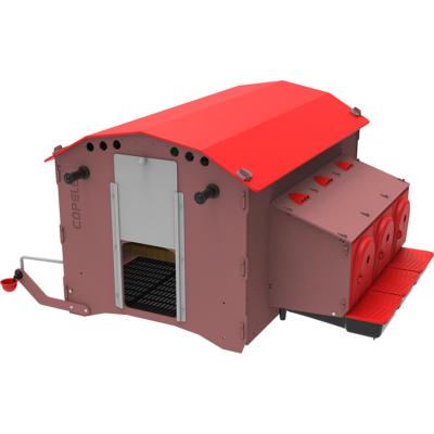 GALLINERO FIJO 75x120 RED ROOF Talla L