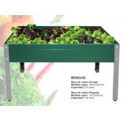 MESA DE CULTIVO GRANDE CON PATA MEDIA