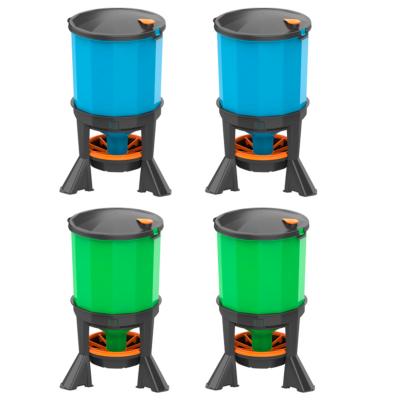 BEBEDERO + COMEDERO Aves 45L C/Patas (Pack 2+2UD)