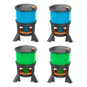 BEBEDERO + COMEDERO 35L C/Patas (Pack 2+2UD)